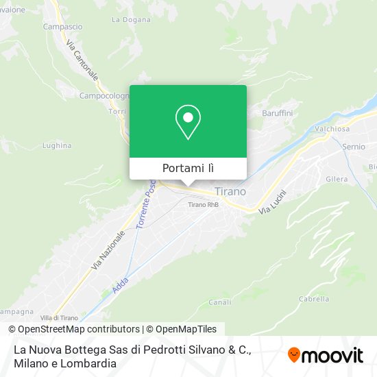 Mappa La Nuova Bottega Sas di Pedrotti Silvano & C.