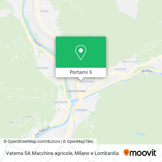 Mappa Vatema SA Macchine agricole