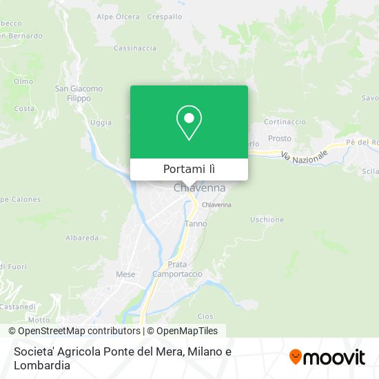 Mappa Societa' Agricola Ponte del Mera