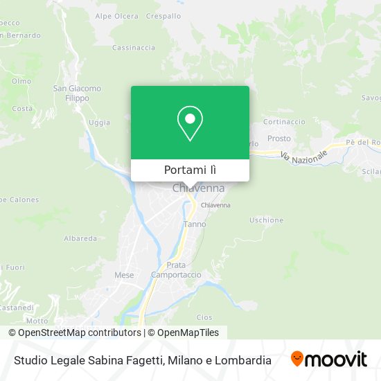 Mappa Studio Legale Sabina Fagetti
