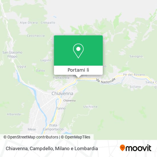 Mappa Chiavenna, Campdello