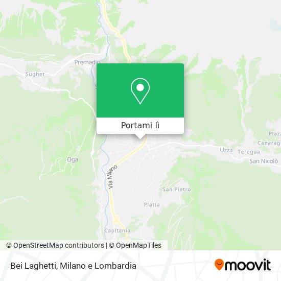 Mappa Bei Laghetti