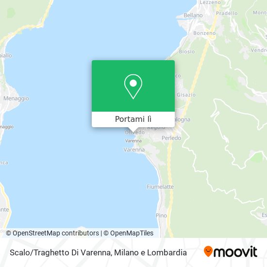 Mappa Scalo/Traghetto Di Varenna