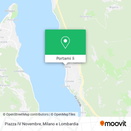 Mappa Piazza IV Novembre