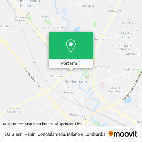 Mappa Da Gianni Panini Con Salamella