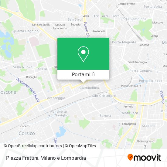 Mappa Piazza Frattini