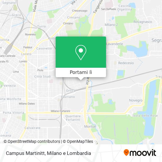 Mappa Campus Martinitt
