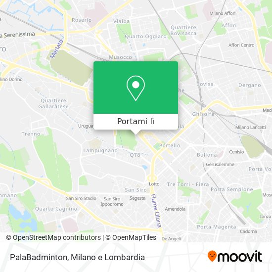 Mappa PalaBadminton