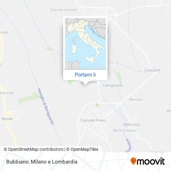 Mappa Bubbiano