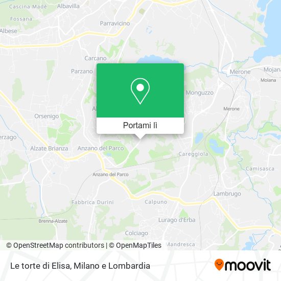 Mappa Le torte di Elisa