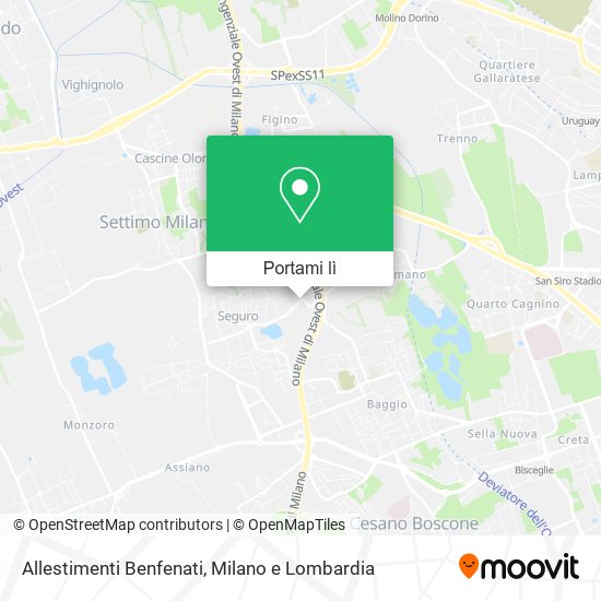 Mappa Allestimenti Benfenati