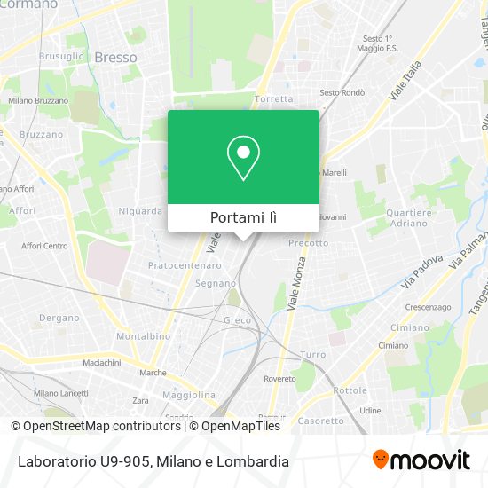 Mappa Laboratorio U9-905