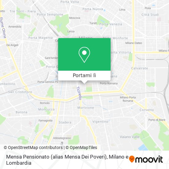 Mappa Mensa Pensionato (alias Mensa Dei Poveri)