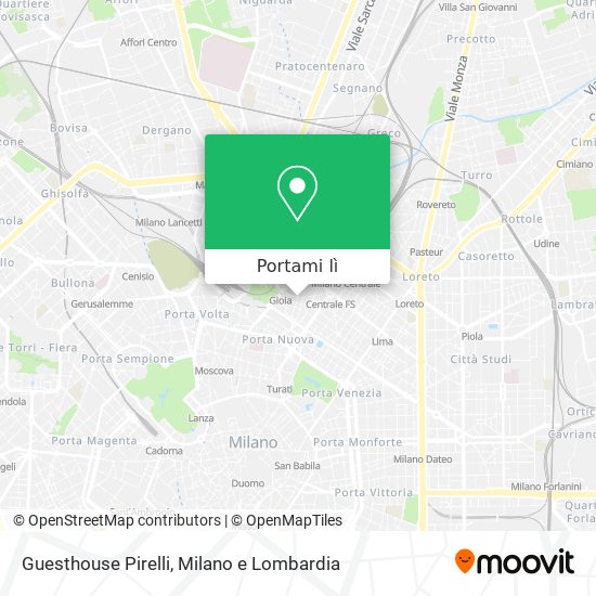 Mappa Guesthouse Pirelli