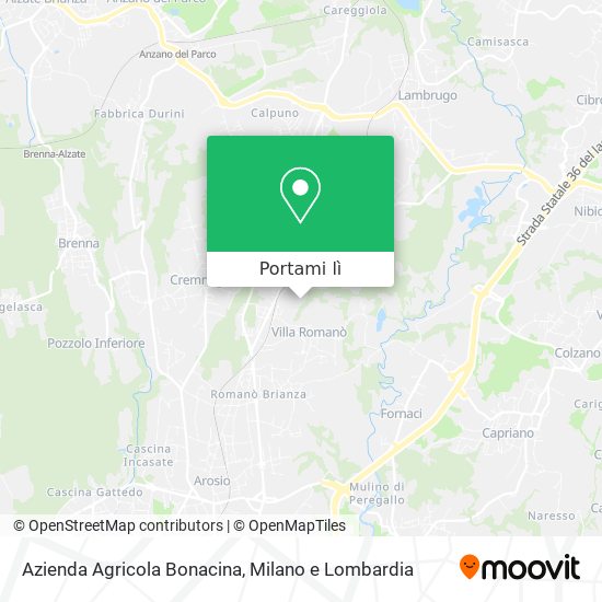 Mappa Azienda Agricola Bonacina