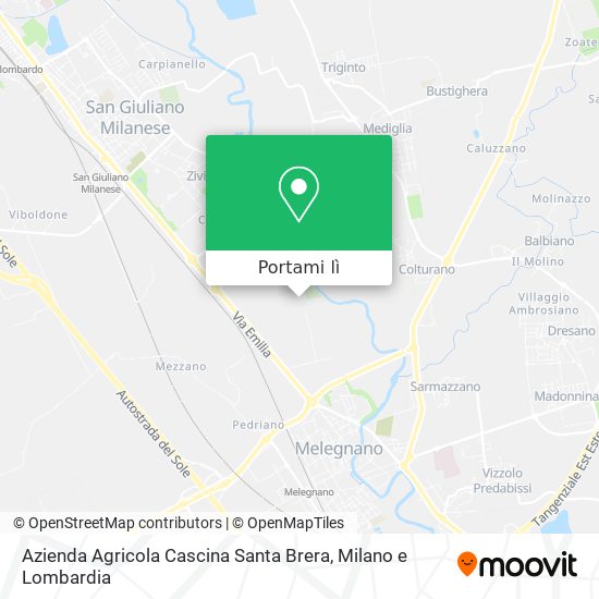 Mappa Azienda Agricola Cascina Santa Brera