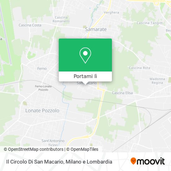 Mappa Il Circolo Di San Macario