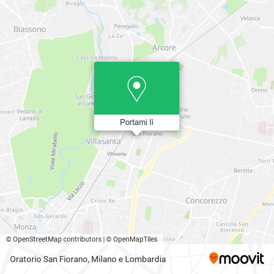 Mappa Oratorio San Fiorano