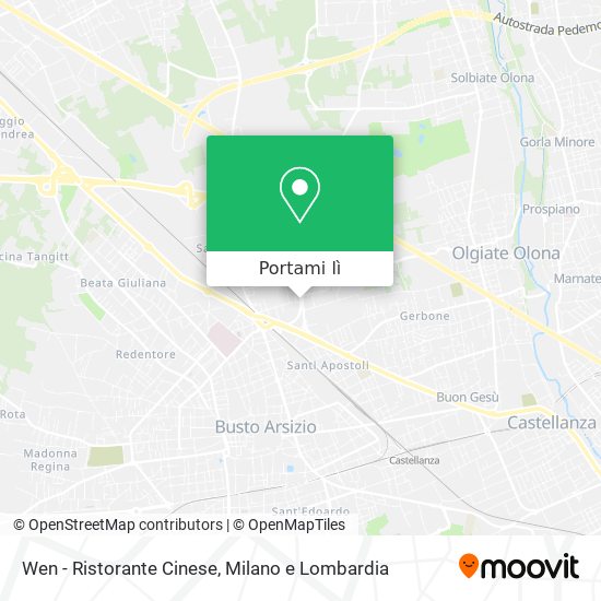 Mappa Wen - Ristorante Cinese