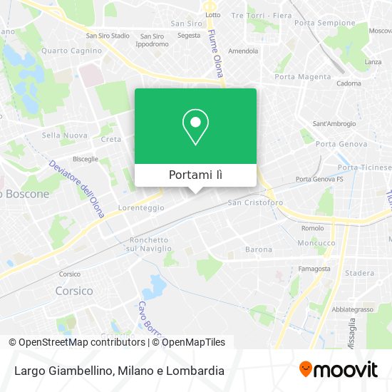 Mappa Largo Giambellino