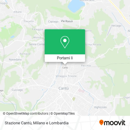 Mappa Stazione Cantù
