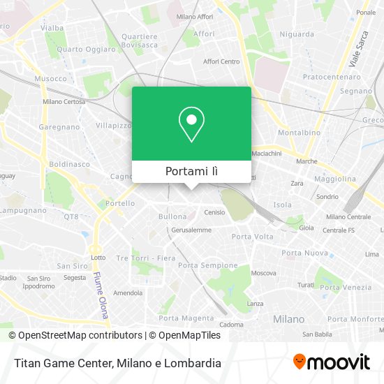 Mappa Titan Game Center