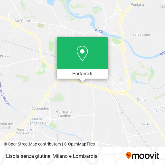 Mappa L'isola senza glutine