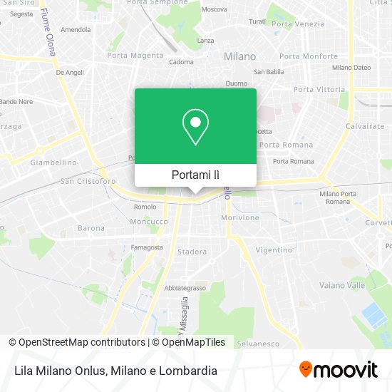 Mappa Lila Milano Onlus