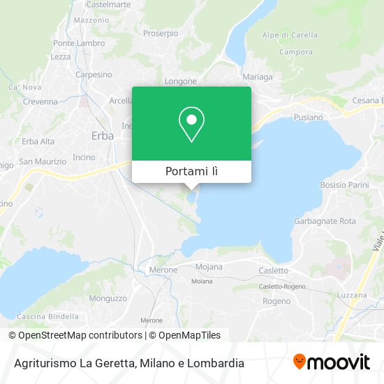 Mappa Agriturismo La Geretta