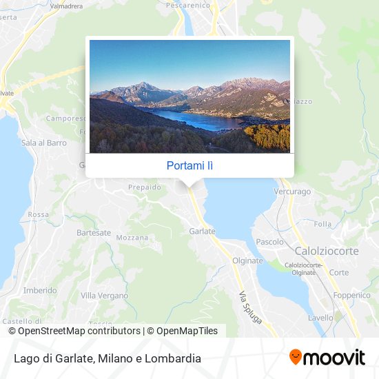 Mappa Lago di Garlate