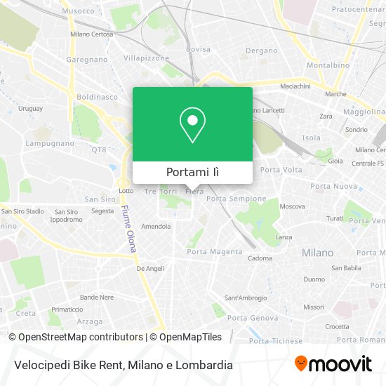 Mappa Velocipedi Bike Rent