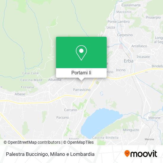 Mappa Palestra Buccinigo
