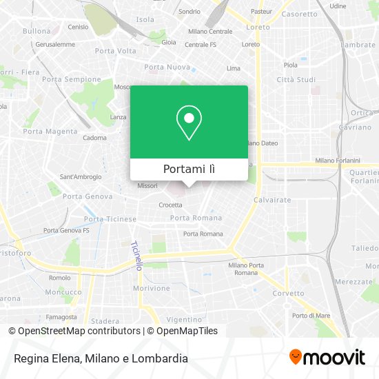Mappa Regina Elena