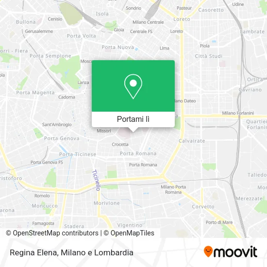 Mappa Regina Elena