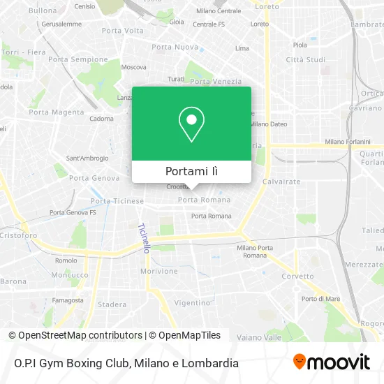 Mappa O.P.I Gym Boxing Club
