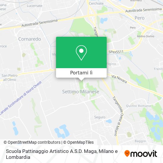 Mappa Scuola Pattinaggio Artistico A.S.D. Maga