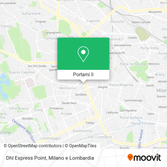 Mappa Dhl Express Point