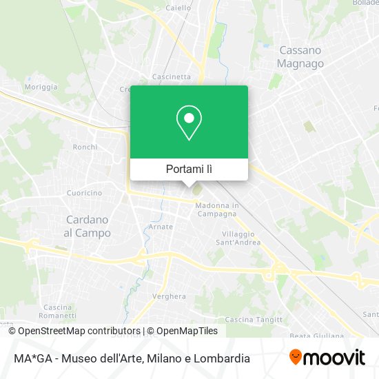 Mappa MA*GA - Museo dell'Arte