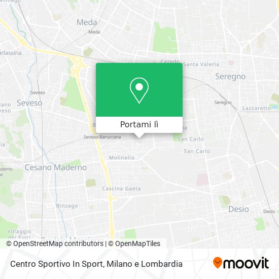 Mappa Centro Sportivo In Sport