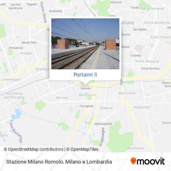 Mappa Stazione Milano Romolo