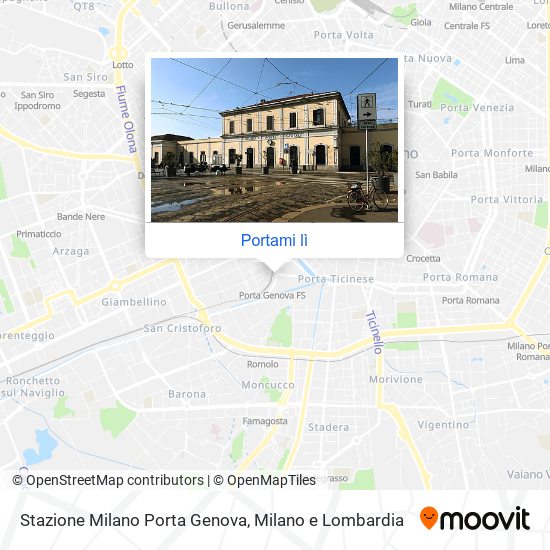 Mappa Stazione Milano Porta Genova