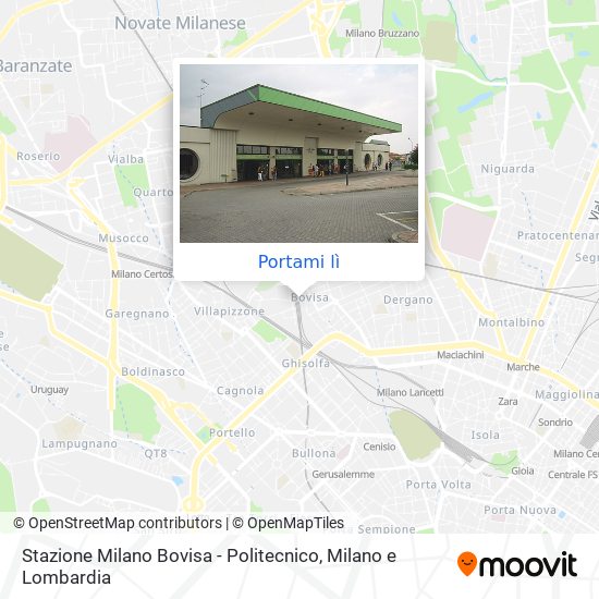 Mappa Stazione Milano Bovisa - Politecnico