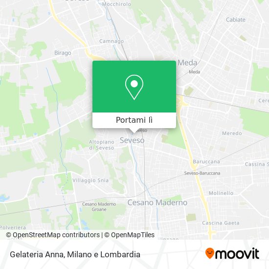 Mappa Gelateria Anna