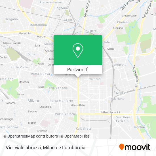 Mappa Viel viale abruzzi