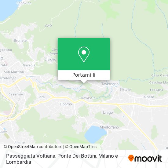 Mappa Passeggiata Voltiana, Ponte Dei Bottini