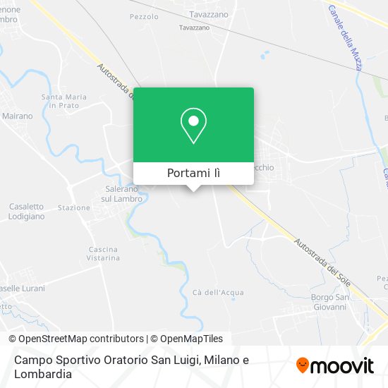 Mappa Campo Sportivo Oratorio  San Luigi