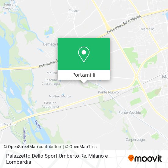 Mappa Palazzetto Dello Sport  Umberto Re