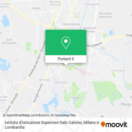 Mappa Istituto d'Istruzione Superiore  Italo Calvino