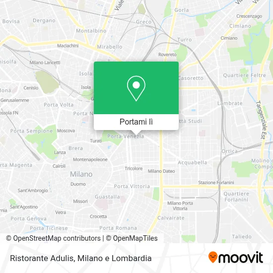 Mappa Ristorante Adulis