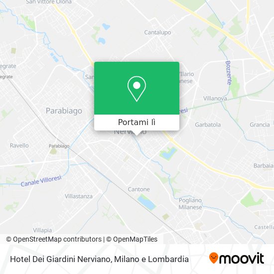 Mappa Hotel Dei Giardini Nerviano